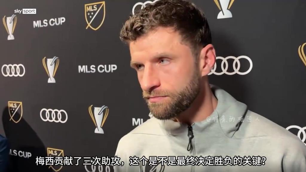 穆勒：这场对决是梅西赢了，他有三个关键数据，我一个也没有！