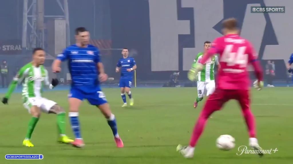 圆神四两拨千斤！安东尼欧联杯巧妙弹射破门！助贝蒂斯3-1取胜！