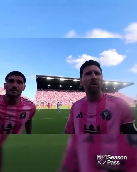 憨憨的！你听过梅西说英语吗？裁判镜头记录下了这一刻