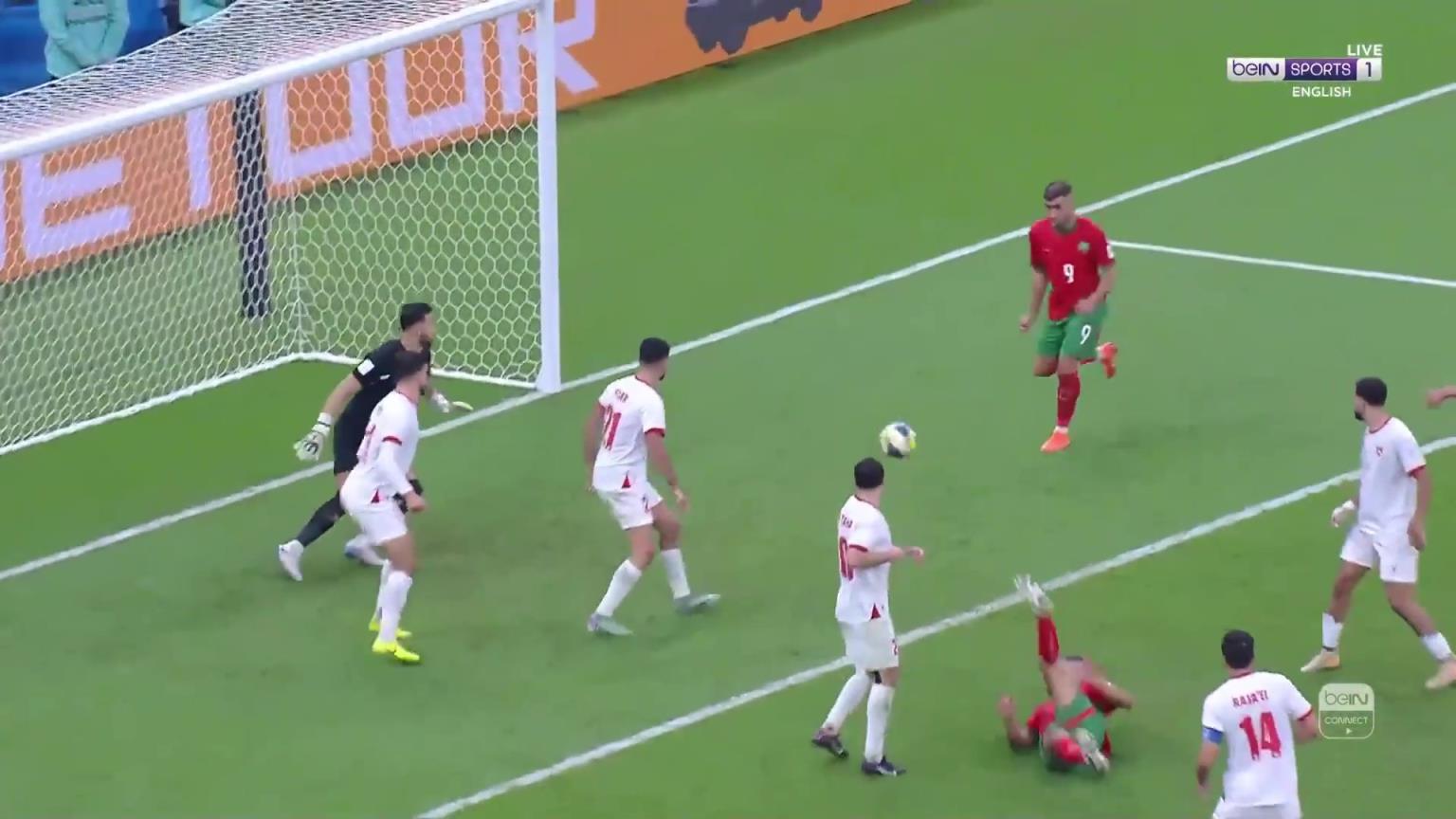 摩洛哥加时赛进球3-2约旦！沙达内倒钩助攻哈姆达拉抢点破门！