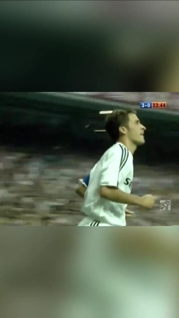 白色传奇！03年劳尔灵气四溢的帽子戏法！每一球都是教科书级别！