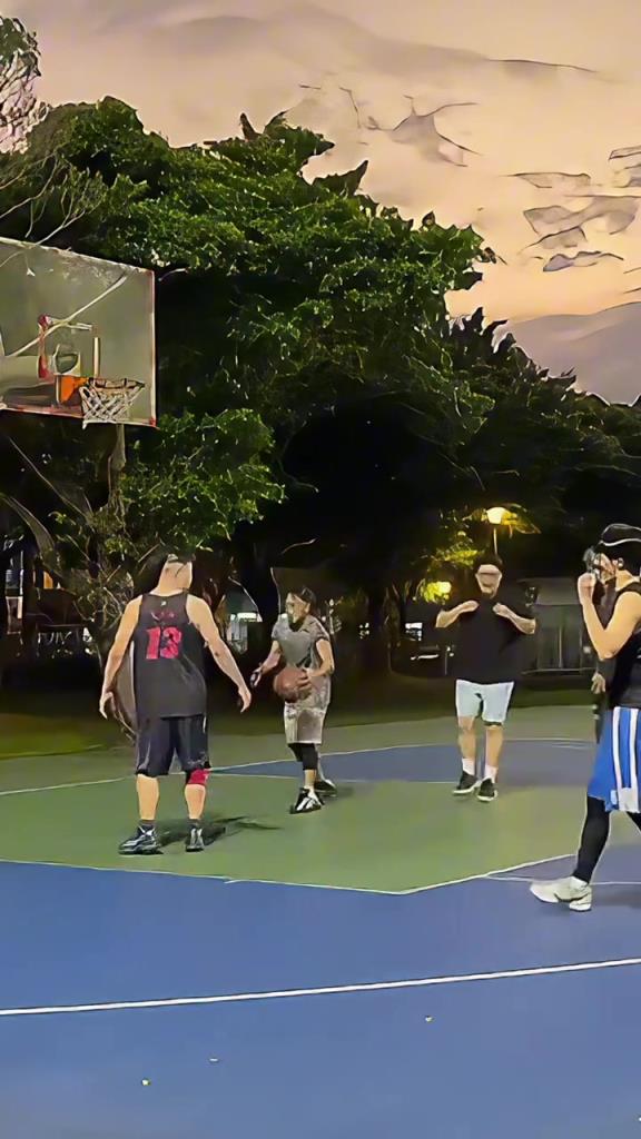 没想到吧！有一天投篮还会被鸟给盖帽了