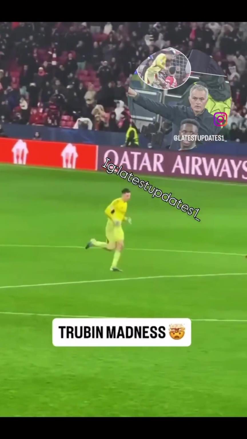 神奇！穆里尼奥指示特鲁宾上来制造空中威胁，结果他真的做到了！