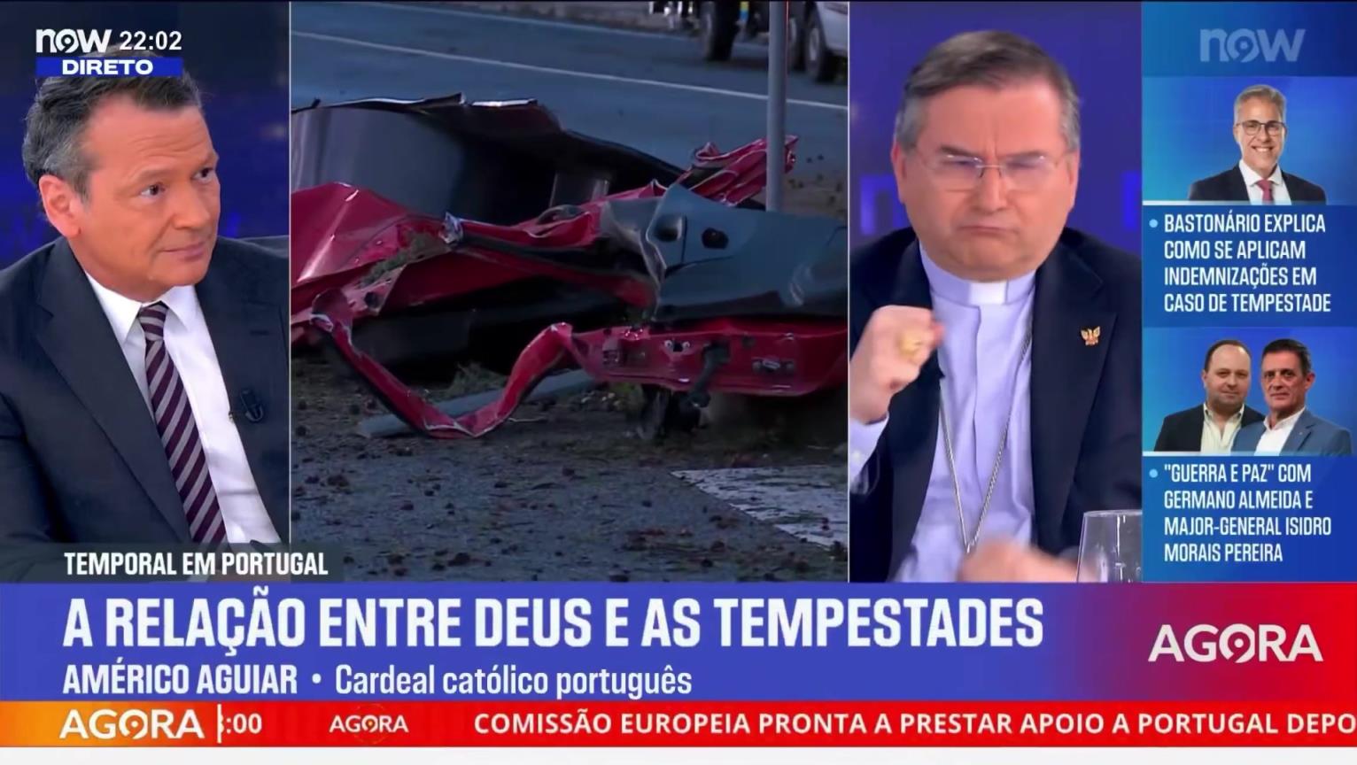 葡萄牙电视台新闻直播被特鲁宾绝杀进球打断了