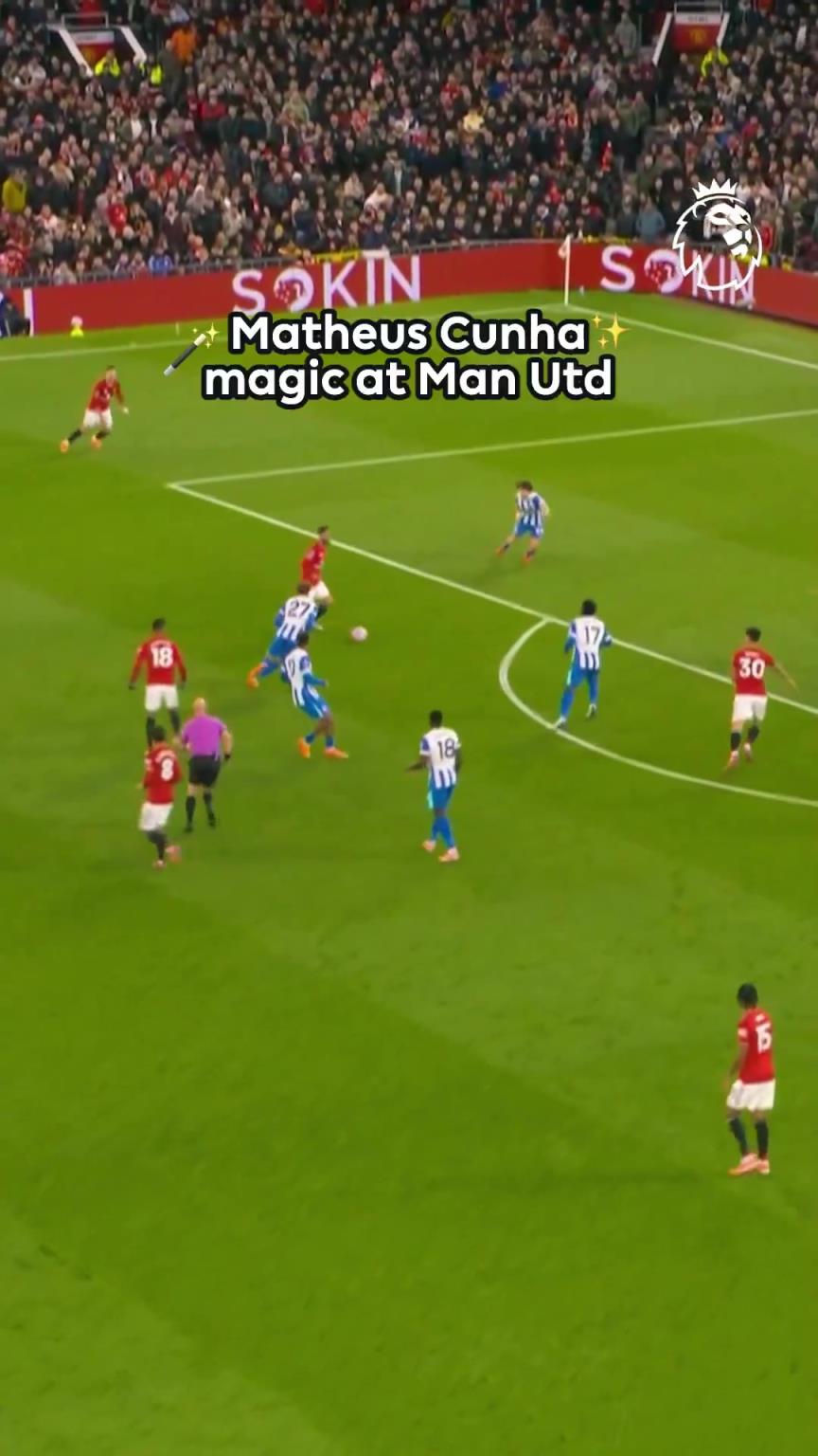 他会魔法吗？英超官方发布：曼联最棒的库尼亚