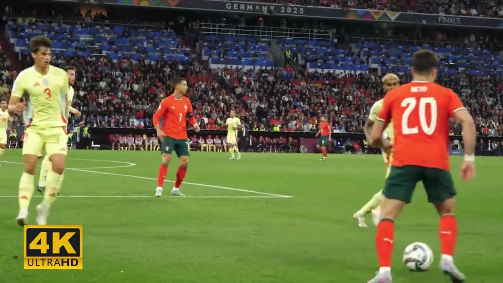 桥头堡！场边视角回顾欧国联决赛：C罗策动，内托助攻门德斯破门