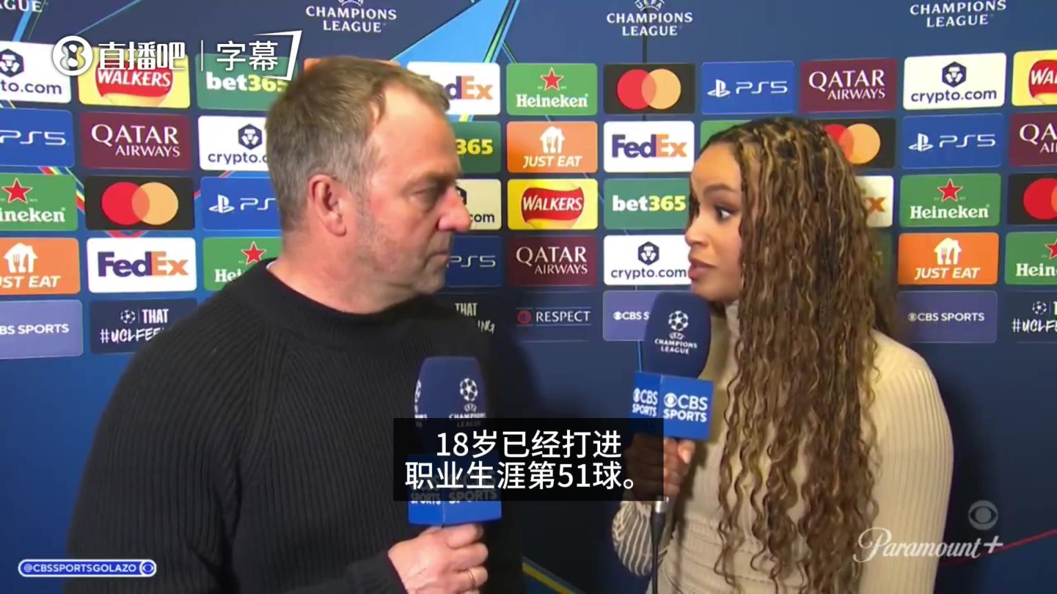 弗里克赛后：比赛结果可以接受，亚马尔天赋很高，大家保持耐心