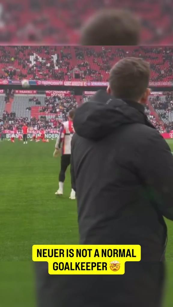 已经为你搭好台子了！诺伊尔的脚下技术从不让人失望！