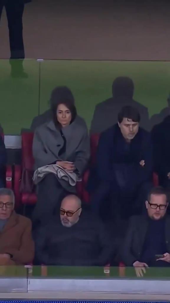 也算是来着了！波切蒂诺在马竞主场观看欧冠比赛！