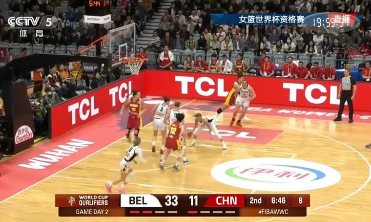 太惨了！中国女篮被比利时打0-18 才第二节落后达24分