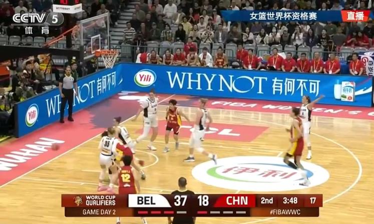 团队有问题！中国女篮到第二节三分钟时候竟多达9次失误