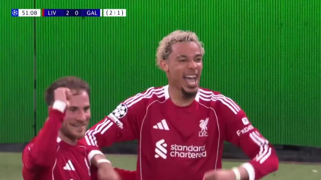 利物浦总比分2-1反超！萨拉赫精准传球送饼，埃基蒂克轻松破门！