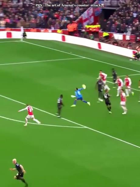 赏心悦目的防守反击！阿森纳刻进DNA的经典进球！