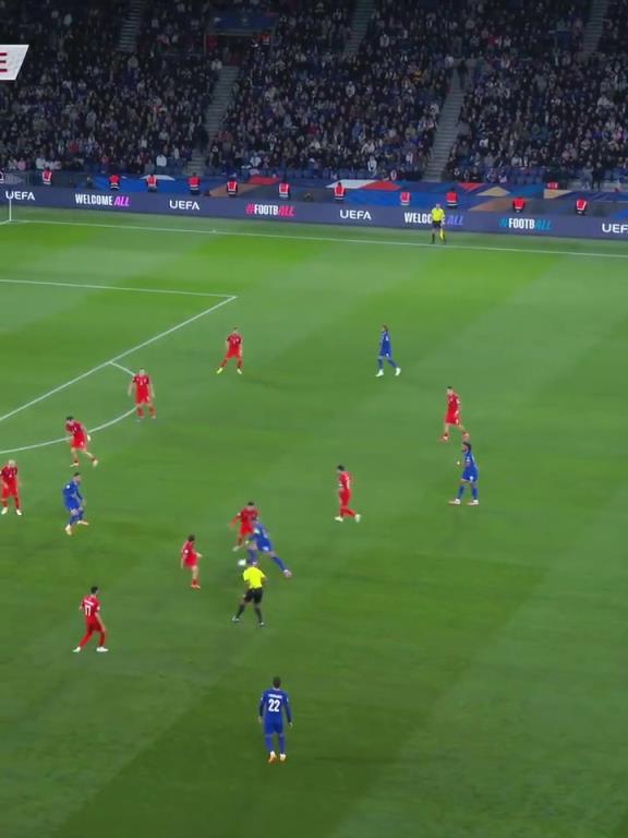 中路爆破才是最爱？名场面：姆巴佩国家队的个人能力进球！