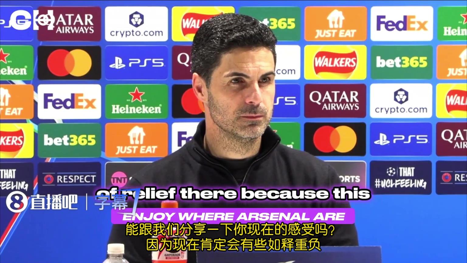 阿尔特塔：拜托好好享受我们现在的位置吧，不知道还以为倒三呢